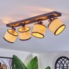 Chellas ceiling light, ceiling spotlight black, 4-light sources