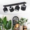 Bassagoda ceiling light, ceiling spotlight black, 4-light sources