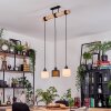 Bassagoda hanging light, pendant light Ecru, black, 3-light sources