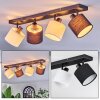 Bassagoda ceiling light, ceiling spotlight black, 4-light sources