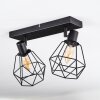 Yaak ceiling light, ceiling spotlight black, 2-light sources
