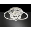 Wofi MEDLEY Ceiling Light LED chrome, 1-light source