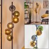 Koyoto globe light, floor lamp 34 cm blue, gold, green, 6-light sources