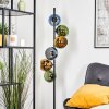 Koyoto globe light, floor lamp 34 cm blue, gold, green, 6-light sources