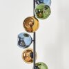 Koyoto globe light, floor lamp 34 cm blue, gold, green, 6-light sources