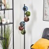 Koyoto globe light, floor lamp 32 cm blue, green, coppery, 6-light sources