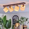 Bassagoda ceiling light, ceiling spotlight black, 4-light sources
