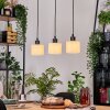 Bassagoda hanging light, pendant light Ecru, black, 3-light sources