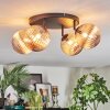 Chehalis ceiling light, globe light 30 cm Amber, 4-light sources