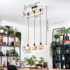 Granja hanging light, pendant light Ecru, black, 3-light sources