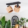 Granja ceiling light, ceiling spotlight black, 2-light sources