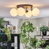Chehalis ceiling light, globe light 30 cm white, 4-light sources