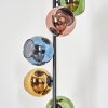 Koyoto globe light, floor lamp 32 cm blue, gold, green, coppery, 5-light sources