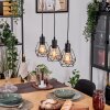 Yaak hanging light, pendant light Ecru, black, 3-light sources