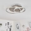 MOHLIN Ceiling Light LED matt nickel, 1-light source
