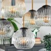 Ripoll ceiling light, globe light gold, black, 5-light sources