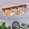 Bongal ceiling light, ceiling spotlight black, 4-light sources