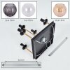 Koyoto ceiling light, globe light gold, black, 5-light sources