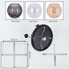 Koyoto ceiling light, globe light 45 cm brass, black, 5-light sources