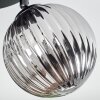 Chehalis ceiling light, globe light 25 cm Smoke-coloured, 3-light sources