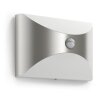 Philips HERB Outdoor Wall Light LED stainless steel, 1-light source, Motion sensor