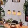 Bongal hanging light, pendant light Ecru, black, 3-light sources