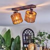 Cando ceiling light, ceiling spotlight black, 2-light sources