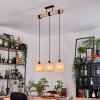 Lindberg hanging light, pendant light Ecru, black, 3-light sources