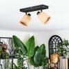 Lindberg ceiling light, ceiling spotlight black, 2-light sources