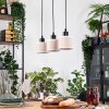 Bassagoda hanging light, pendant light Ecru, black, 3-light sources