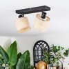 Sabadim ceiling light, ceiling spotlight black, 2-light sources