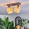 Sabadim ceiling light, ceiling spotlight black, 2-light sources