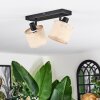 Sabadim ceiling light, ceiling spotlight black, 2-light sources