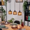 Cando hanging light, pendant light Ecru, black, 3-light sources