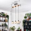 Sabadim hanging light, pendant light Ecru, black, 3-light sources