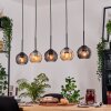 Koyoto hanging light, globe light, pendant light Ecru, black, 5-light sources