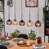 Koyoto hanging light, globe light, pendant light Ecru, black, 5-light sources