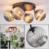 Chehalis ceiling light, globe light Smoke-coloured, 4-light sources