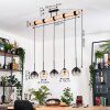 Koyoto hanging light, globe light, pendant light Ecru, black, 5-light sources