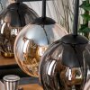 Koyoto hanging light, globe light, pendant light Ecru, black, 5-light sources