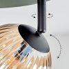 Chehalis ceiling light, globe light Amber, 4-light sources