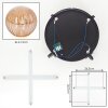 Chehalis ceiling light, globe light Amber, 4-light sources