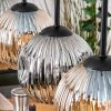 Ripoll hanging light, globe light, pendant light Ecru, black, 5-light sources