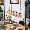 Koyoto hanging light, globe light, pendant light Ecru, black, 5-light sources