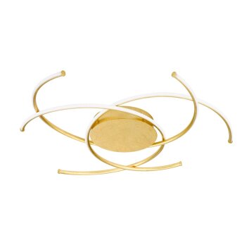 Wofi JULS Ceiling Light LED gold, 1-light source