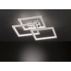 Wofi VISO Ceiling Light LED matt nickel, 1-light source