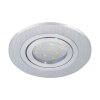 Eglo AREITIO recessed light LED aluminium, 1-light source