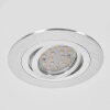 Monthois recessed light LED chrome, matt nickel, 1-light source