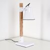OKSBOL Table Lamp brown, white, 1-light source