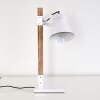 OKSBOL Table Lamp brown, white, 1-light source